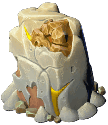 Prosperous fossilized crystal cache