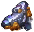 Prosperous fossilized crystal cache